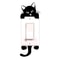 Cute Black Cat Wall Stickers For Light Switch DIY Home Decor Set 3