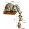 Elephant Family Resin Figurines Set Cute Home Decor Ornaments 4