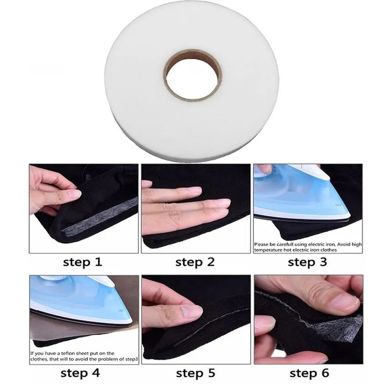 Double Sided Fabric Tape For Sewing Fusible Interlining Repairs 1