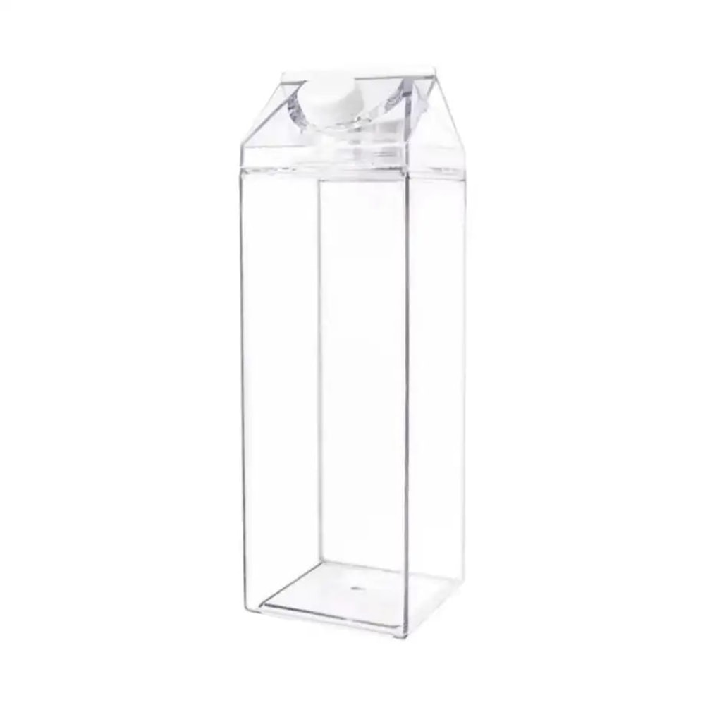 Transparent Milk Box Water Cup Large Capacity Plastic Drink Cup 5