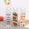Transparent Milk Box Water Cup Large Capacity Plastic Drink Cup 8