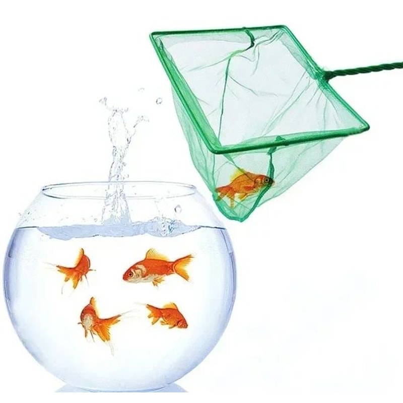 Long Handle Aquarium Fish Net Square Landing Net For Tanks And Ponds 2