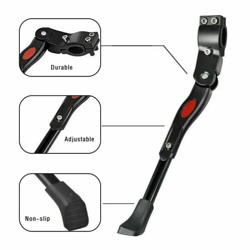 Adjustable Aluminum Bike Kickstand Support For Mountain And Road Bikes 3