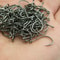 High Carbon Steel Fishing Hooks Set Barbed Circle Hooks 100pcs 3