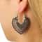 Retro Bohemian Hollow Flower Earrings Ethnic Metal Statement Jewelry 1