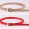 Candy Color Thin Waist Belt Adjustable Women Fashion Belt 14
