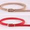 Candy Color Thin Waist Belt Adjustable Women Fashion Belt 14
