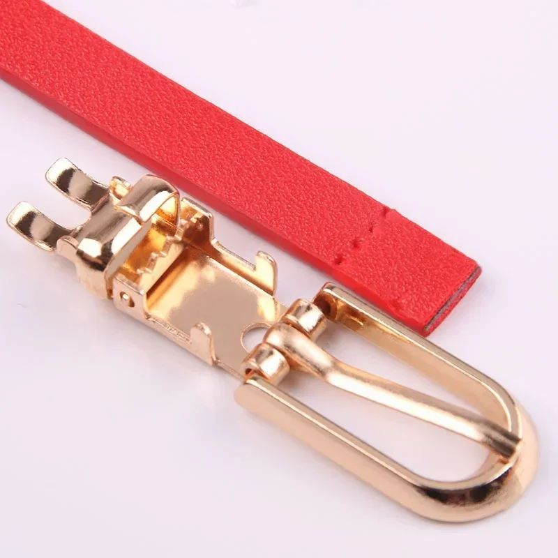 Candy Color Thin Waist Belt Adjustable Women Fashion Belt 1