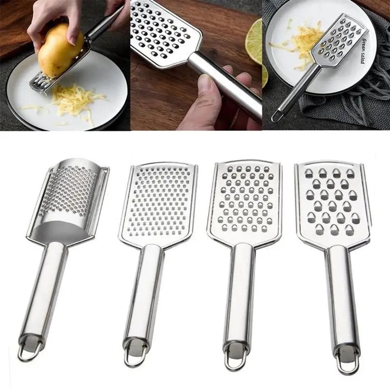 Stainless Steel Vegetable Grater MultiPurpose Cheese Food Shredder 5