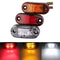 Universal 12V24V Waterproof LED Side Marker Tail Light For Trucks Trailers 0