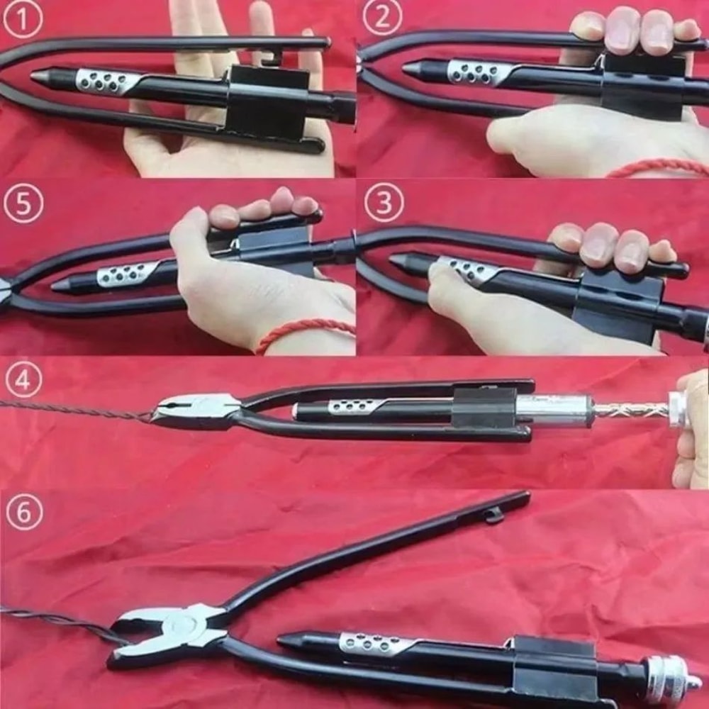 6Inch Safety Wire Twisting Pliers Aviation Lock Wire Tool 3