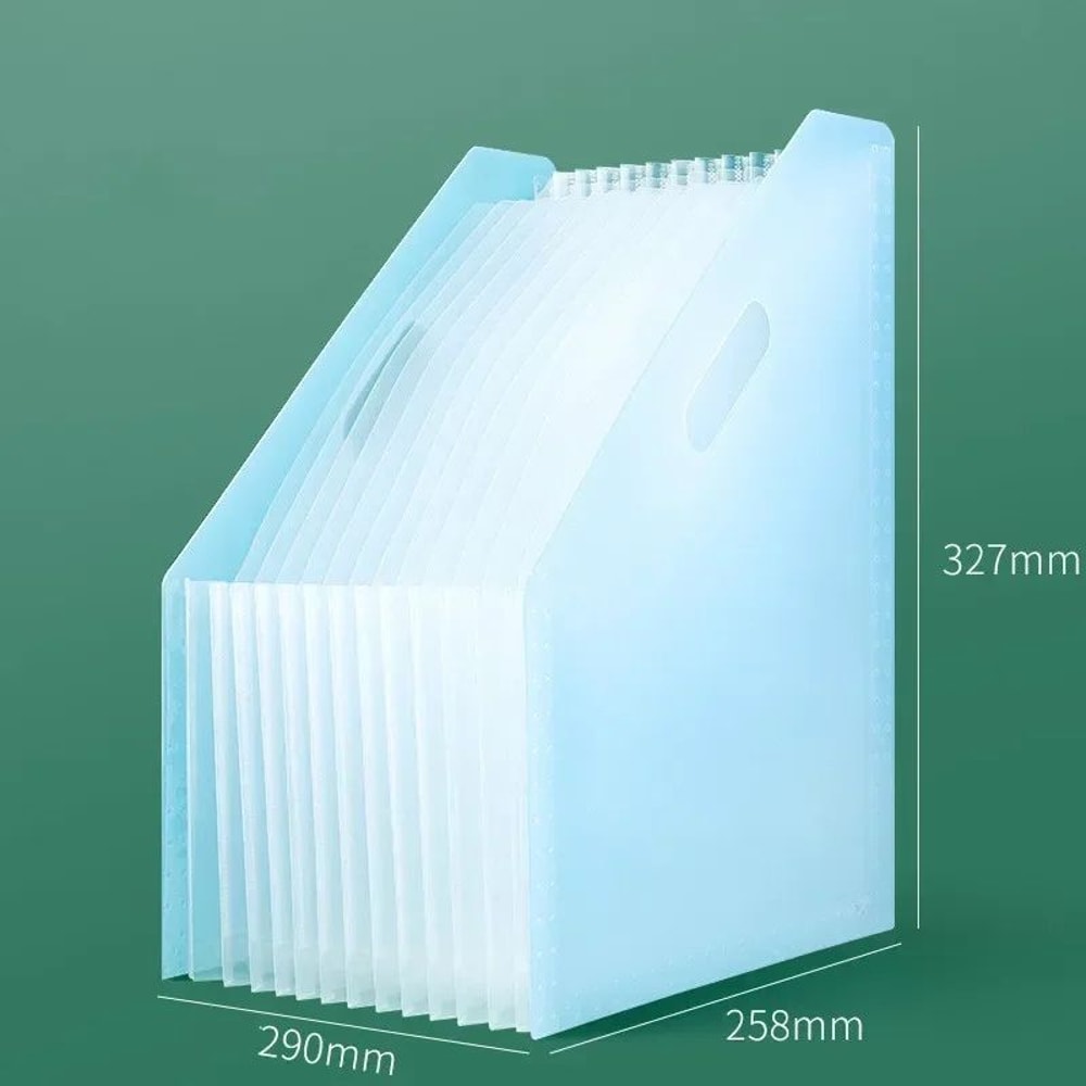 A4 Vertical Desk File Organizer MultiLayer Standing Document Folder 7