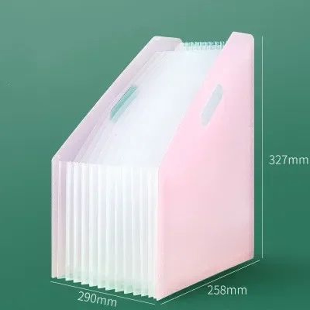 A4 Vertical Desk File Organizer MultiLayer Standing Document Folder 8