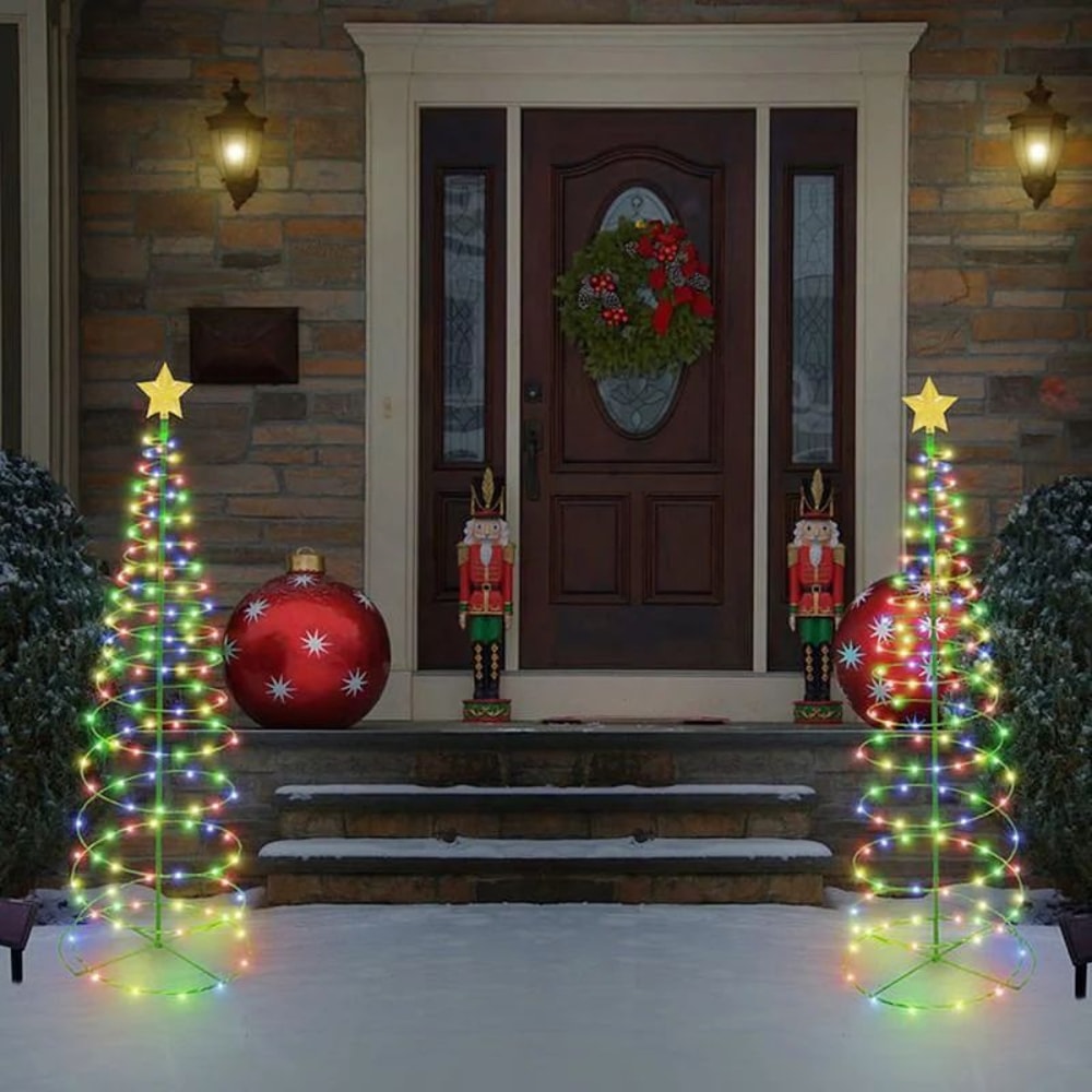 Solar Powered Outdoor LED String Lights Waterproof Christmas Tree Decor 2