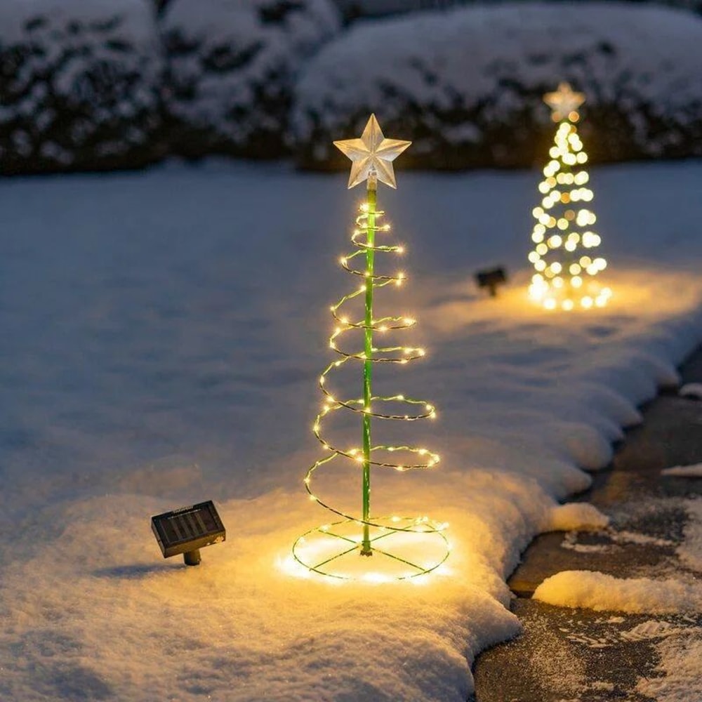 Solar Powered Outdoor LED String Lights Waterproof Christmas Tree Decor 3