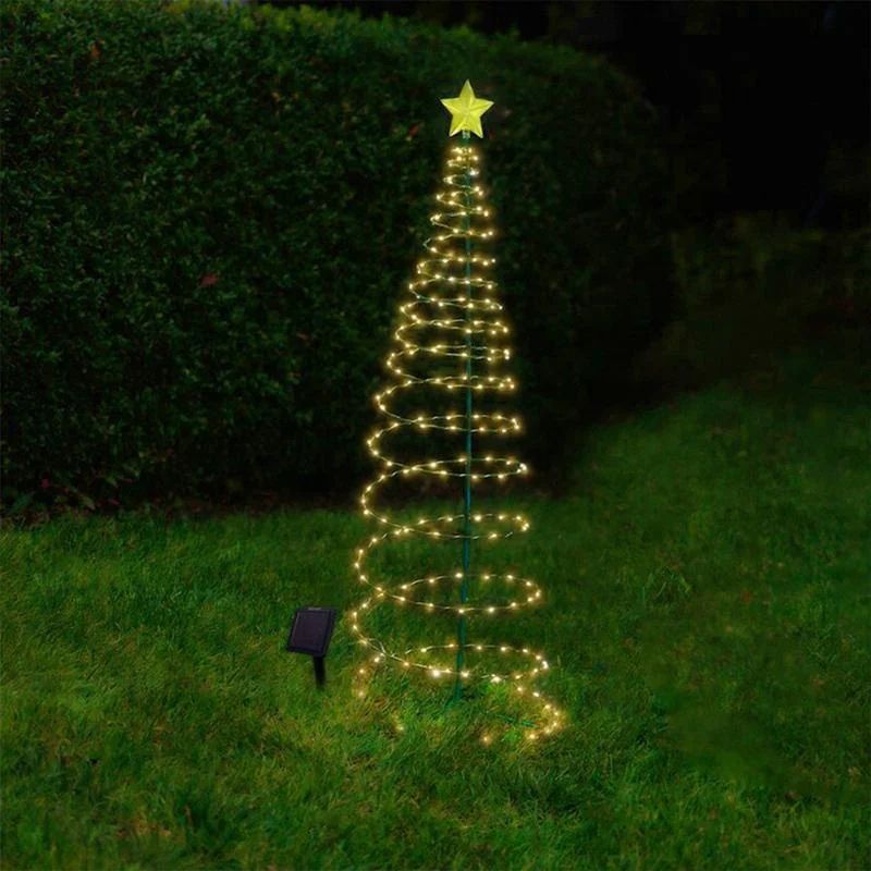 Solar Powered Outdoor LED String Lights Waterproof Christmas Tree Decor 7