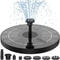 Mini Solar Water Fountain Floating Pond Bird Bath Decor 0