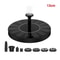 Mini Solar Water Fountain Floating Pond Bird Bath Decor 5