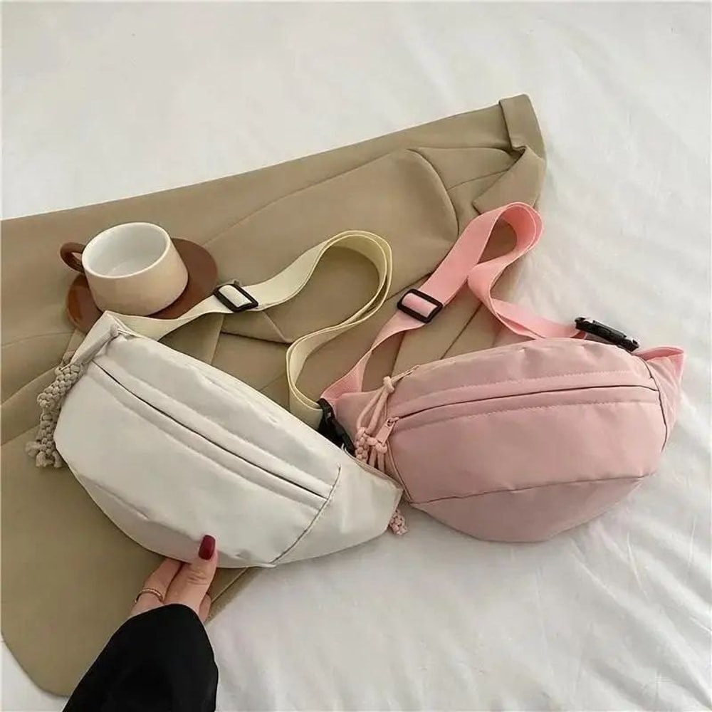 Waterproof Canvas Crossbody Bag For Women OneShoulder Casual Sports Bag 2