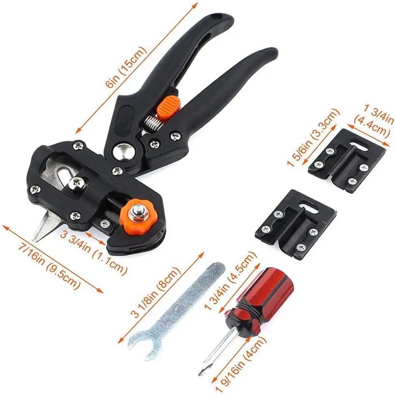 Precision Garden Grafting Pruning Tool AllinOne Grafting Knife Shears Set For Fruit Trees 4