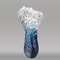 Coastal Ocean Wave Resin Vase Blue Decorative Home Decor Tabletop Centerpiece 1