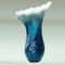 Coastal Ocean Wave Resin Vase Blue Decorative Home Decor Tabletop Centerpiece 2