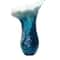 Coastal Ocean Wave Resin Vase Blue Decorative Home Decor Tabletop Centerpiece 4