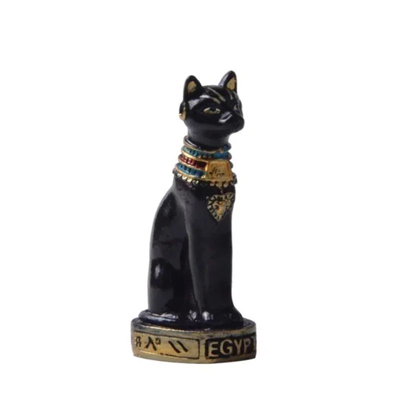 Regal Bastet Egyptian Cat Statue Elegant Home Decor Egyptian Figurine Accent 5