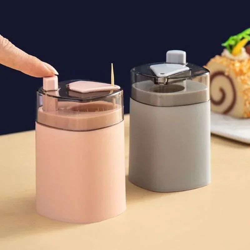 Smart Press PopUp Toothpick Dispenser Hygienic Automatic Toothpick Holder For Home Travel 4