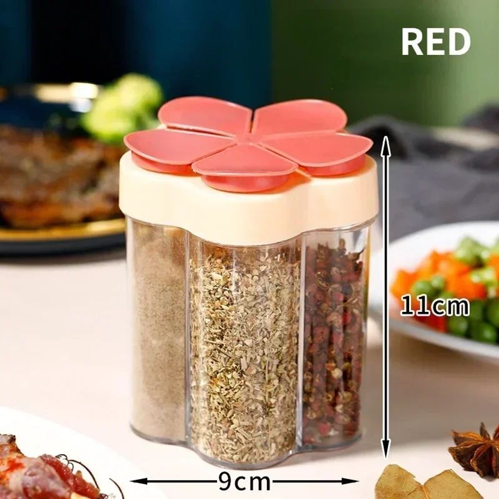 Compact Travel Spice Container Portable Seasoning Jar For Kitchen Camping 10