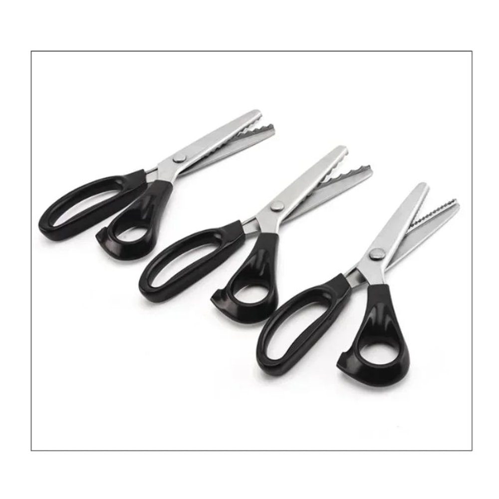 Precision Wave Tailor Scissors Stainless Steel Pinking Shears For Sewing Dressmaking 5