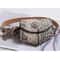 Chic Snakeskin Waist Saddle Bag Trendy Women Waist Bag With Belt Design 7