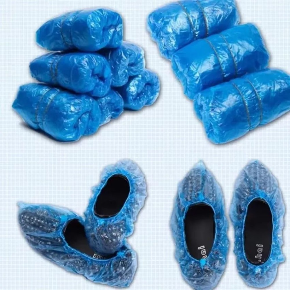 100Pack Waterproof Disposable Shoe Covers Durable Waterproof Shoe Covers For Home Medical Use 0