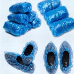 100-pack waterproof disposable shoe covers – durable waterproof shoe covers for home & medical use