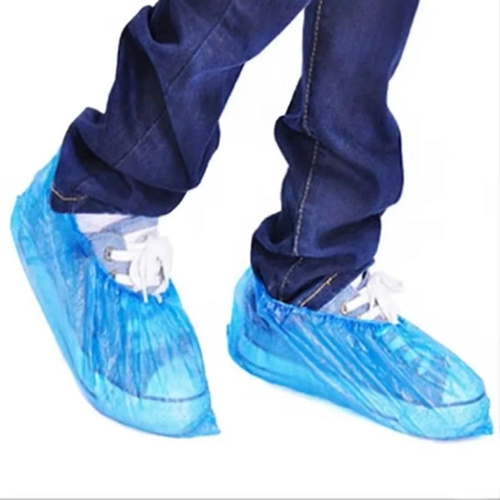 100Pack Waterproof Disposable Shoe Covers Durable Waterproof Shoe Covers For Home Medical Use 1