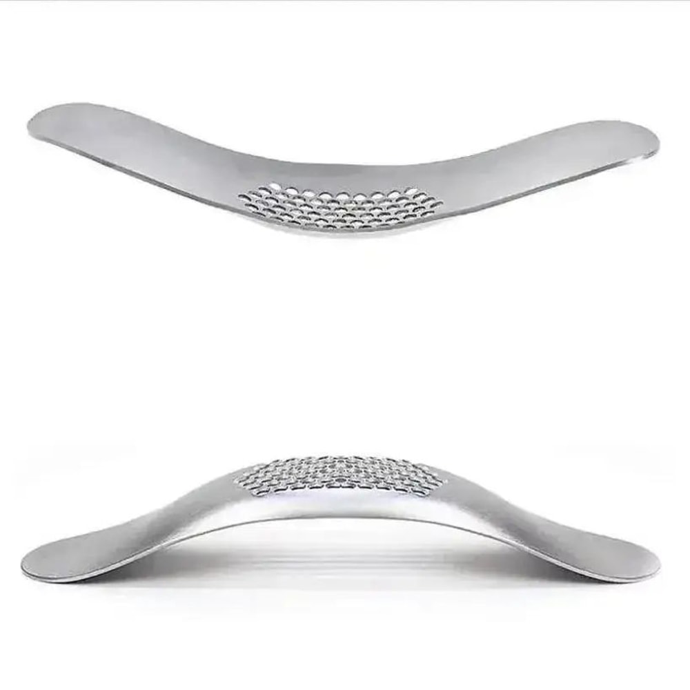 Stainless Steel Garlic Press Crusher HeavyDuty Manual Garlic Mincer For Effortless Flavor 4