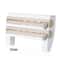 2in1 Wall Mounted Plastic Wrap Dispenser With Cutter Cling Film Holder Aluminum Foil Organizer 6