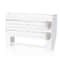 2in1 Wall Mounted Plastic Wrap Dispenser With Cutter Cling Film Holder Aluminum Foil Organizer 7