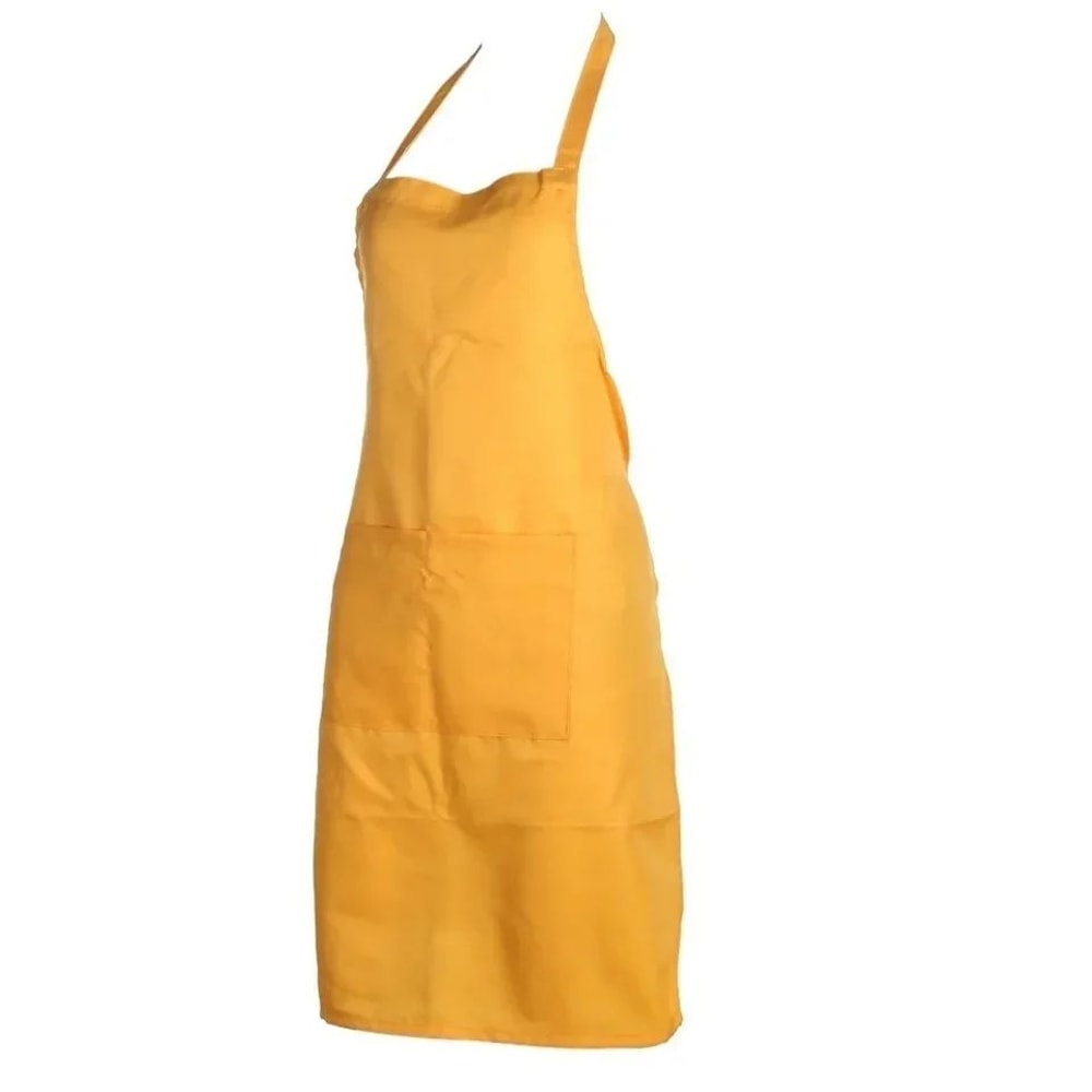 ProComfort Waterproof Kitchen Apron With Pockets Thick Cotton Blend Cooking Apron For Home Restau 2
