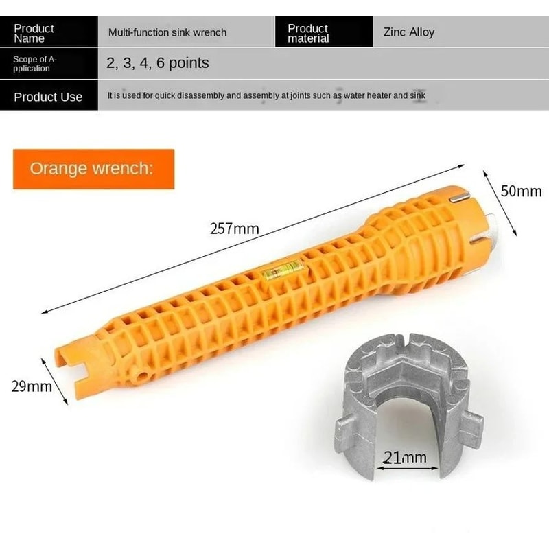 ProReach Faucet And Sink Installation Wrench MultiFunction Basin Wrench Tool For Plumbing Repairs 6
