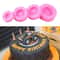 WheelCraft Silicone Tire Fondant Mold 3D Car Wheel Cake Decorating Mold For Chocolate Cookies 0