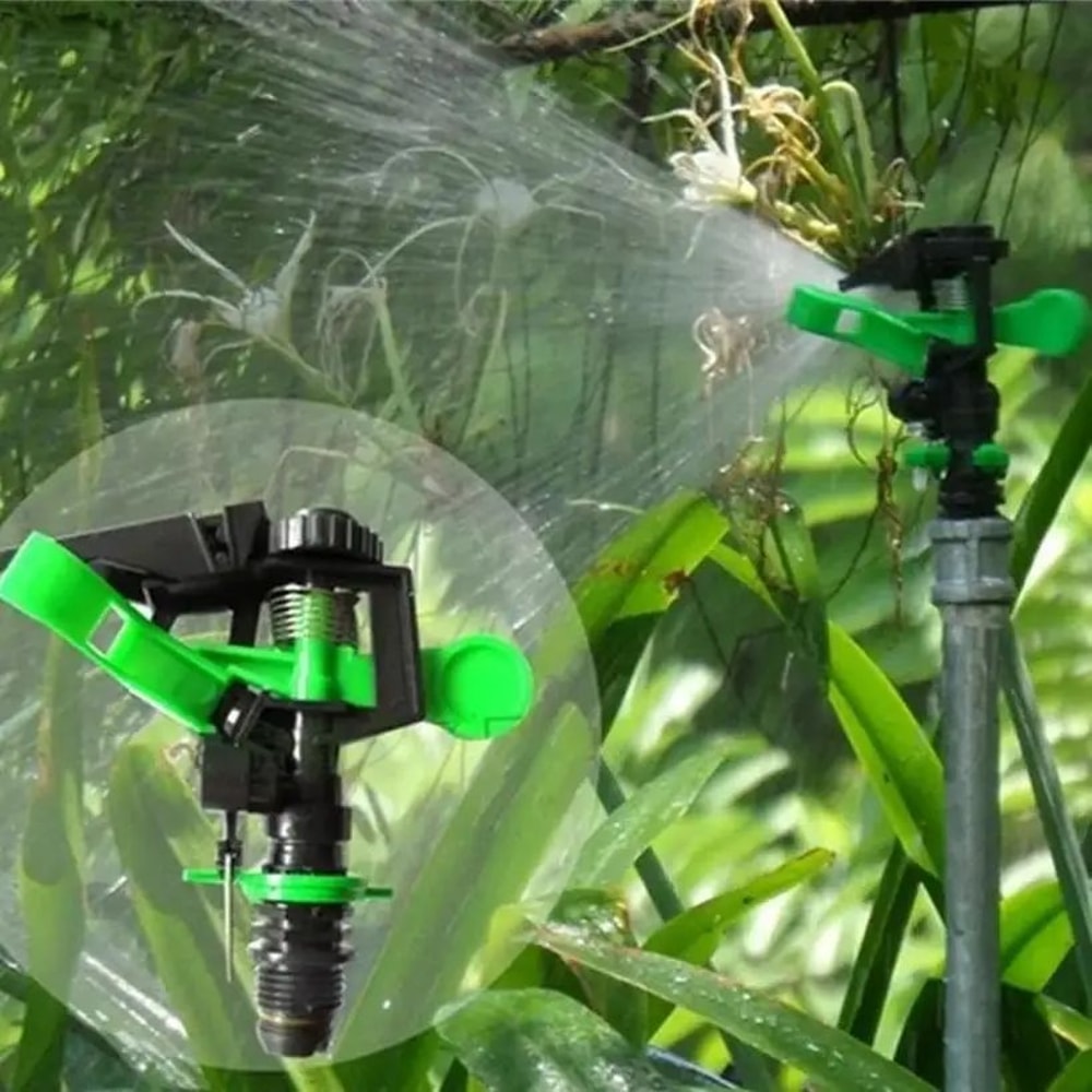 AquaSpin 360 Adjustable Lawn Sprinkler Nozzle Rotating Garden Irrigation Spray Head 5