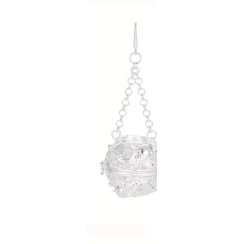 AuraSphere Brass Incense Burner With Lid Ornate Round Incense Cone Holder For Home Decor 8