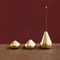 ZenGourd Pure Copper Incense Holder GourdShaped Incense Stick Burner For Home Meditation 0