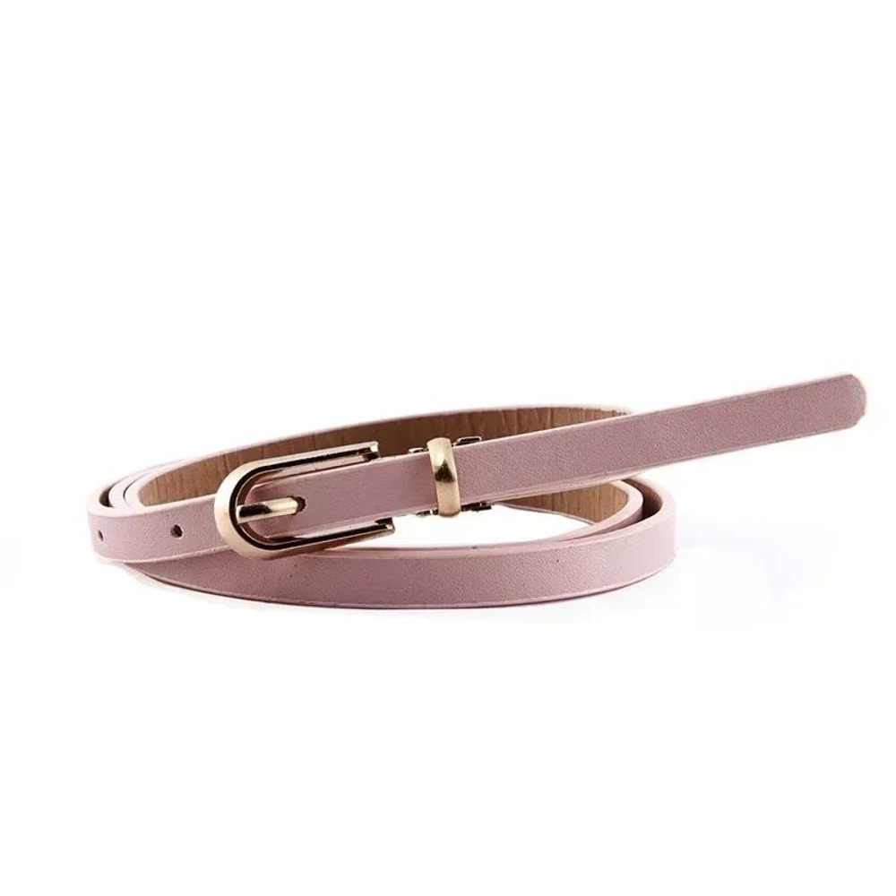 PearlGrace Elastic Waist Belt For Women Luxury Double Pearl Dress Belt In PU Leather 5