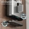 DryNest Wall Mounted Chopstick Holder With Drain Tray Space Aluminum Utensil Storage Rack 1