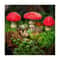 GlowShroom 3Piece Mini Mushroom Garden Decor GlowintheDark Fairy Garden Miniatures 1
