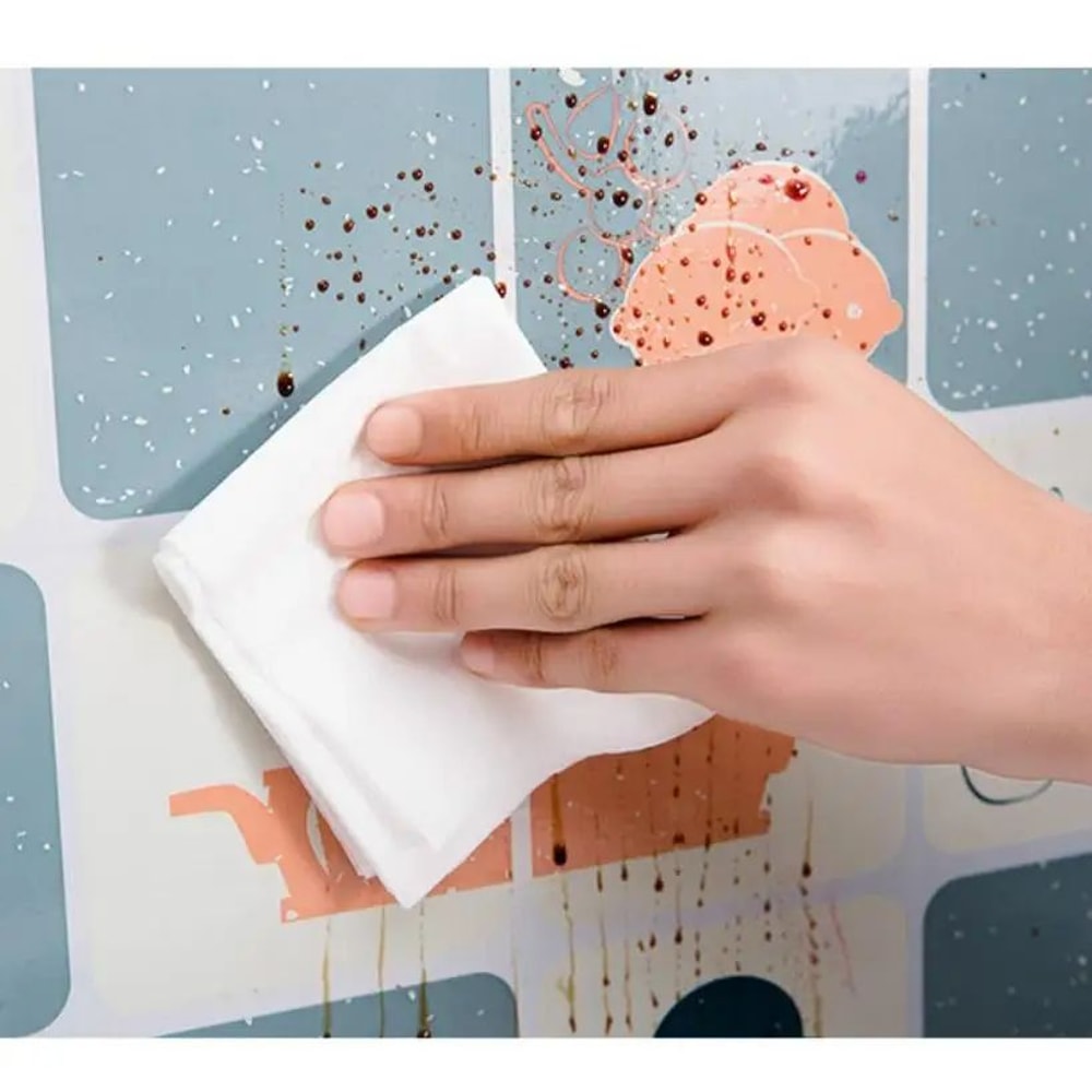 CleanShield Kitchen Wall Protection Film Waterproof OilProof Tile Sticker For Backsplash 3