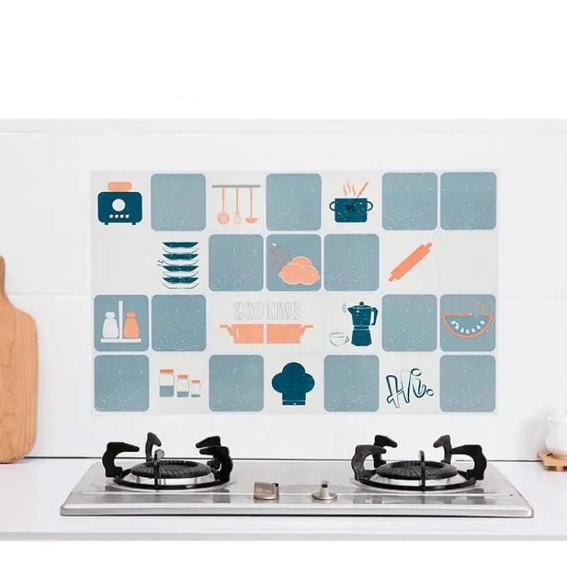 CleanShield Kitchen Wall Protection Film Waterproof OilProof Tile Sticker For Backsplash 6
