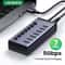 UGREEN 7Port USB 30 Hub With Individual Switches Power Adapter 0